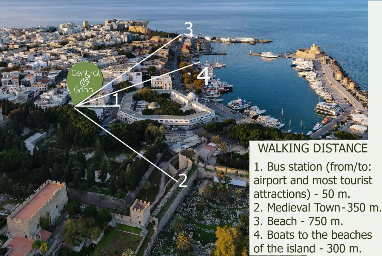Apartment Grinn-in The Heart Of Rhodes,new&stylish!